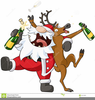 Drunk Christmas Cartoon Image