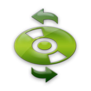 Green Jelly Icon Media Cd Refresh Image