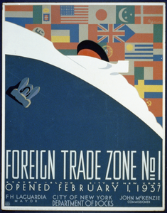 Foreign Trade Zone No. 1 Staten Island, City Of New York, Opened February 1, 1937 / M. Weitzman. Image