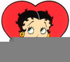 Betty Boop Thanksgiving Clipart Image