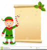Funny Christmas Elf Clipart Image