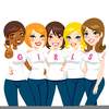 Girlfriends Day Out Clipart Image