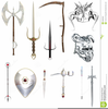 Free Clipart Medieval Weapons Image