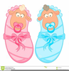 Baby Girl Diaper Clipart Image