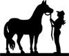 Western Saddle Clipart Image