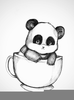 Baby Panda Drawing Image