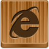 Free Wood Button Internet Explorer Image