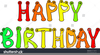 Happy Birthday Clipart Funny Image