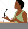 African American Church Women Clipart Image