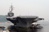 Uss Kitty Hawk (cv 63) Returns To Yokosuka, Japan From Her Deployment To The Arabian Gulf Image