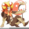 Pyroar Female Gijinka Image