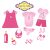 Baby Clothing Clipart Image