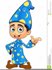 Word Wizard Clipart Image