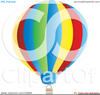 Hot Air Balloon Clipart Black And White Image