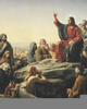 Jesus Appearing To Apostles After Death Clipart Image