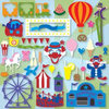 Courtyard Carnival Clipart Image