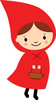 Little Red Ridinghood Clipart Image