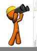 Man With Binoculars Clipart Image