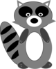 Raccoon No Smile Clip Art