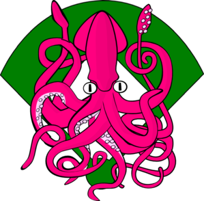 Squids Softball Clip Art
