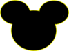 Mickey Mouse Outline Clip Art