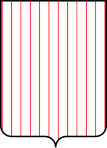 Striped Shield Clip Art