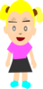 Girl 3 Clip Art