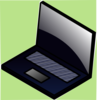 Laptop Green Clip Art