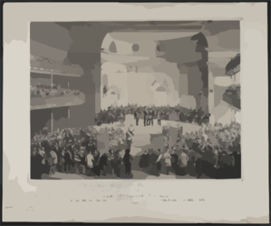 The Great Masonic Celebration Of The Brethren Hitherto Under The Jurisdiction Of St. John S Grand Lodge With The Most Worshipful Grand Lodge Of The M.a. & Hon. Fraternity Of Free & Accepted Masons Of The State Of New York, At Tripler Hall, City Of New-york, Friday, December 27th A.d. 1850, A.l. 1850  / Daguerreotyped And Published By J. H. & F. J. Clark, 551 Broadway New -york ; Drawn On Stone By C. G. Crehen ; Print By Nagel & Weingärtner. Clip Art