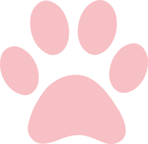 Gray Paw Print Clip Art