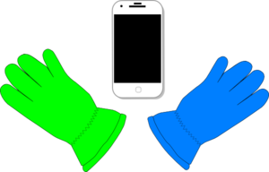 Los Guantes2 Clip Art
