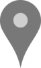 Google Map Pointer Grey Clip Art