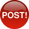 Post Button!v2 Clip Art