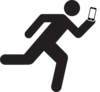 Running Icon On Transparent Background Clip Art