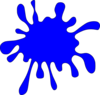 Dark Blue Splash Clip Art