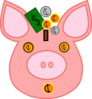 Money Pink Clip Art