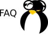 Faq Penguin Nerd Clip Art