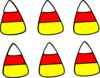 Candy Corn Pattern Clip Art