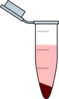 Eppendorf With Blood Pellet Clip Art