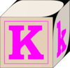 Block K Clip Art