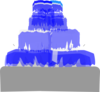 Fountain Water Blue Clip Art