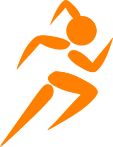 Girl Running Clip Art