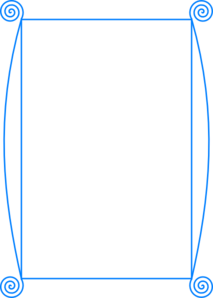 Blue Border Frame Clip Art