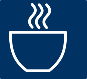 Cup - White On Navy Handle2 Clip Art