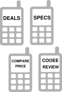Icon Mobile Phone 4 Grey Clip Art