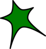 Green Star Clip Art