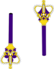 Purple Staff Clip Art