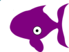 Purple Fish Clip Art