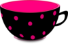 Big Black Pinky Dot 2 Clip Art