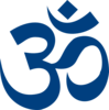 Om Midnight Blue Clip Art